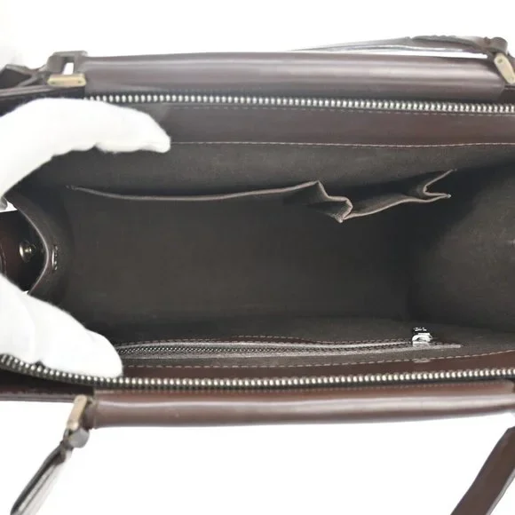LOUIS VUITTON LV Logo Figari MM Hand Bag Epi Leather Mocha France M5200D 30DA062